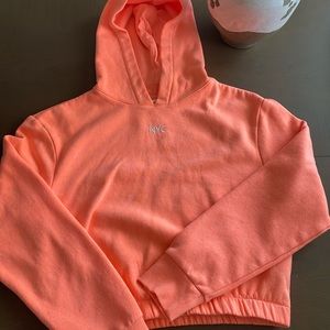 H&M cropped hooded sweatshirt
